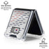 South Korea Soccer Flag Galaxy Z Flip6 Clear Case